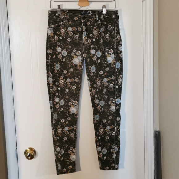 GUESS FLORAL PANTS - Picture 1 of 5